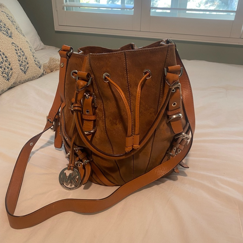 Michael Kors Distress Hobo Bag and Crossbody